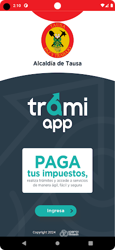 Android application Trami App Tausa screenshort
