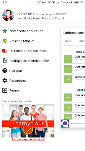 Android application Apprendre: Informatique & Dev screenshort
