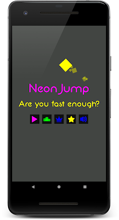 Neon Jump: Free Arcade Game - Screenshot 1