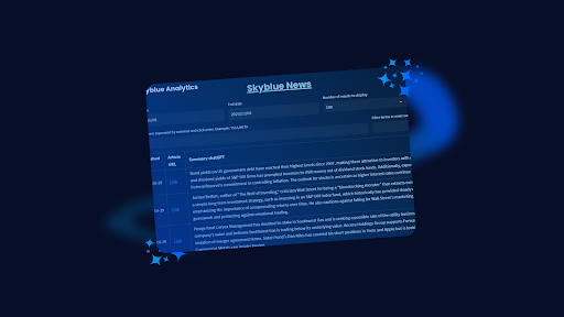 Skyblue Analytics Screen 3