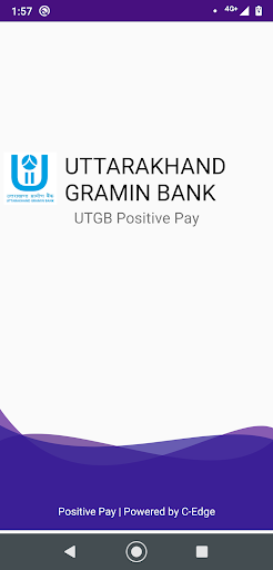 Android application UTGB Positive Pay screenshort
