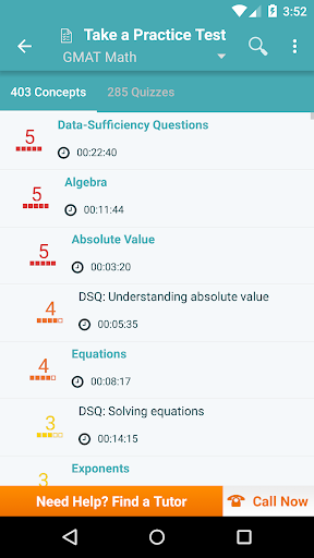 GMAT: Practice,Prep,Flashcards Screen 2