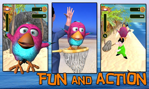 Android application Bird Run, Fly & Jump screenshort