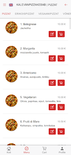 Kalevan Pizza Kebab Screen 2