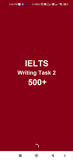 Android application IELTS Writing Task 2 screenshort