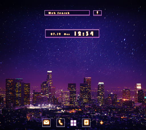 Android application Los Angeles at Night screenshort