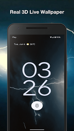 Lightning Strike Wallpaper Screen 3