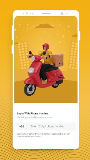 eFood - Rider Screen 2