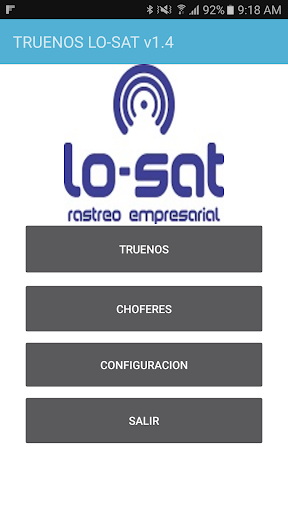 Android application LOSAT Itinerarios screenshort