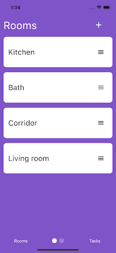 Android application Cleaning Plan screenshort