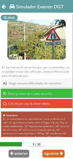 Autoescuela Permiso B Test DGT Screen 3