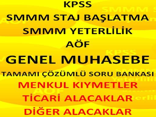 Android application KPSS SMMM GENEL MUHASEBE APK2 screenshort