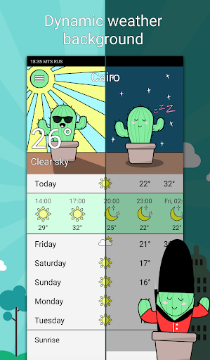 Cactusini live weather Screen 3