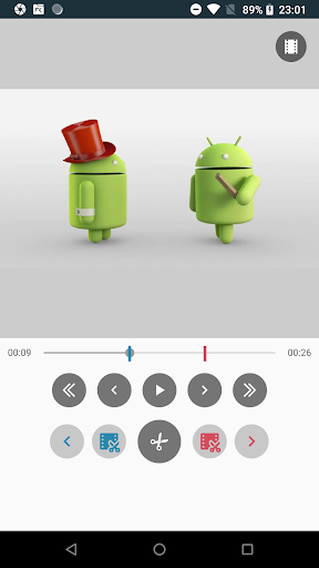 Android application Video Cutter screenshort
