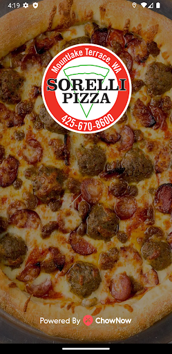Android application Sorelli Pizza screenshort