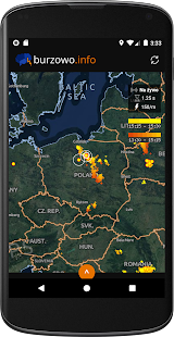 Burzowo.info - Lightning map  Screenshots 1
