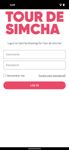 Android application Tour de Simcha screenshort