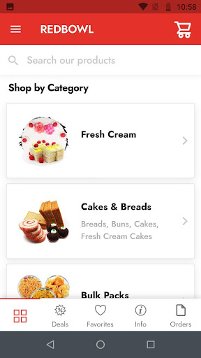 Android application REDBOWL MERCHANT screenshort