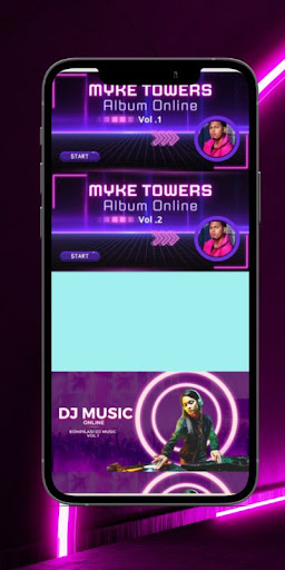 Android application Music Myke Towers OfflineHits screenshort