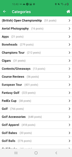 Hooked on Golf Blog Screen 3