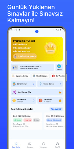Android application Ehliyet Cepte - Sınav Soruları screenshort
