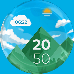 Icon image Mountain View Watch Face - F02