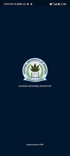 Android application Central University of Kashmir screenshort