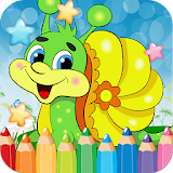 Snail Drawing Coloring Book icon