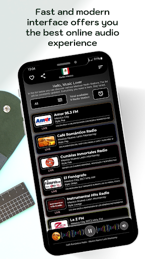Radio Mexico - Online FM Radio Screen 2