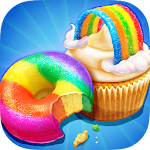 Cover Image of Descargar Panadería de pastel de arco iris  APK