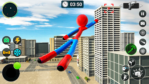 Spider Rope Fight Adventure - Action - games