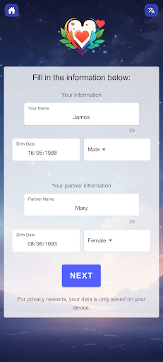 App screenshot