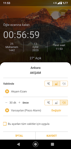 Diyanet Namaz Vaktim Screen 2