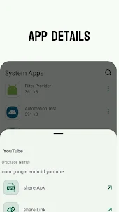 App Manager: Permissions, Data