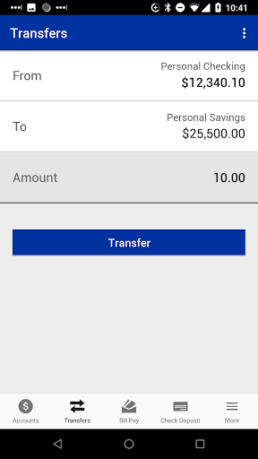 Tru2Go Truliant Mobile Banking Screen 2
