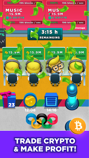 Crypto Miner: Bitcoin Factory - Simulation - games
