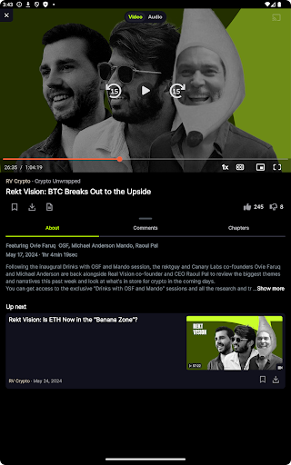 Screenshot of Real Vision