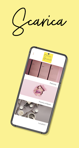 Android application Estetica Alessandra screenshort