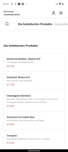 Restaurant Adlermühle Berlin Screen 3