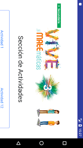 Android application Vive las Matematicas 3 screenshort
