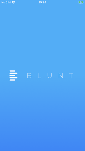 Android application Blunt - Social screenshort