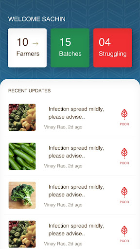 Android application Clover Agro screenshort