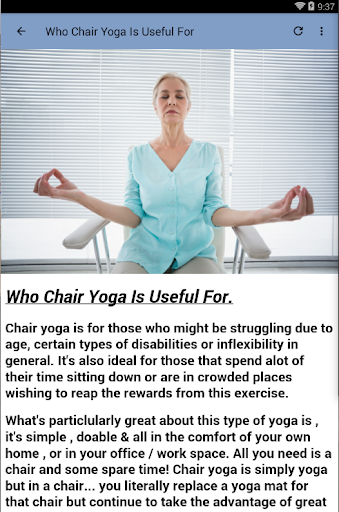 CHAIR YOGA Screen 3