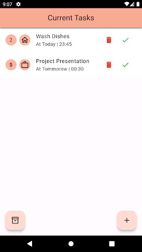 Android application Tasker - Your helpful reminder screenshort