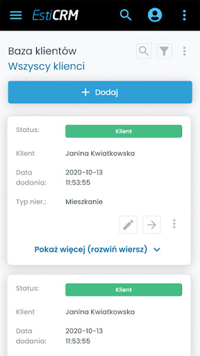 EstiCRM Screen 3
