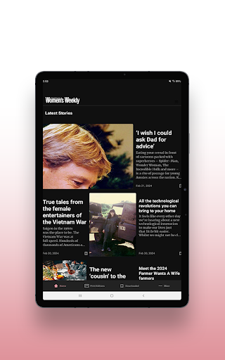 Android application The Australian Women's Weekly screenshort