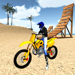 Motocross Beach Jumping 3D MOD