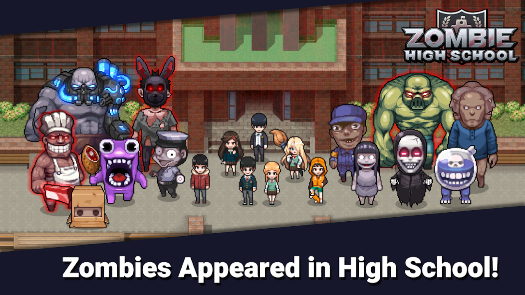 Zombie High School 9.11 APK + Mod (Remove ads / Mod speed) for Android