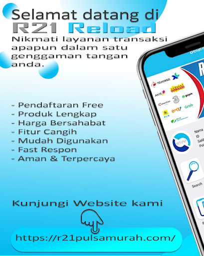 Android application R21 Pulsa screenshort