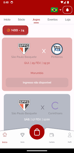 SPFC Basquetebol Screenshot 1 - AppWisp.com